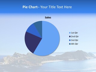 A Large Body Of Water With A Small Island In The Middle Of It PowerPoint Template