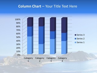 A Large Body Of Water With A Small Island In The Middle Of It PowerPoint Template