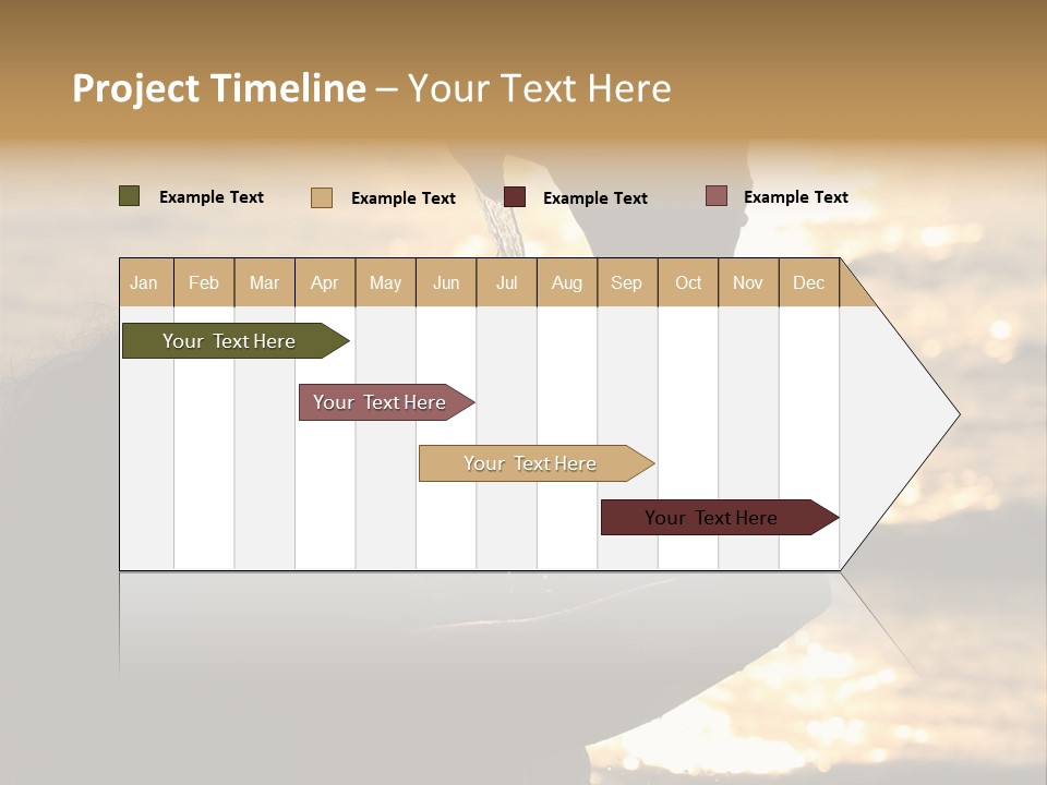 A Woman Holding Up A Shell In Front Of The Ocean PowerPoint Template