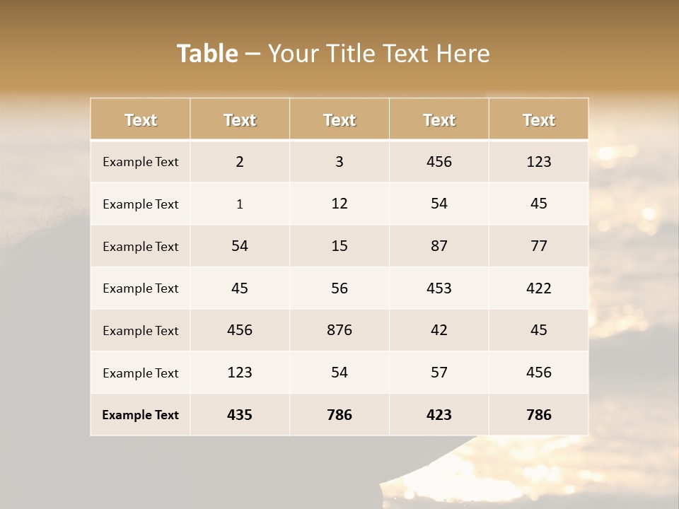 A Woman Holding Up A Shell In Front Of The Ocean PowerPoint Template