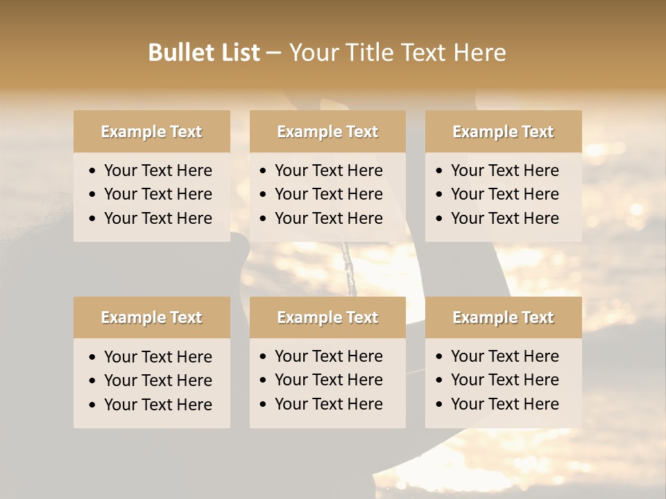 A Woman Holding Up A Shell In Front Of The Ocean PowerPoint Template