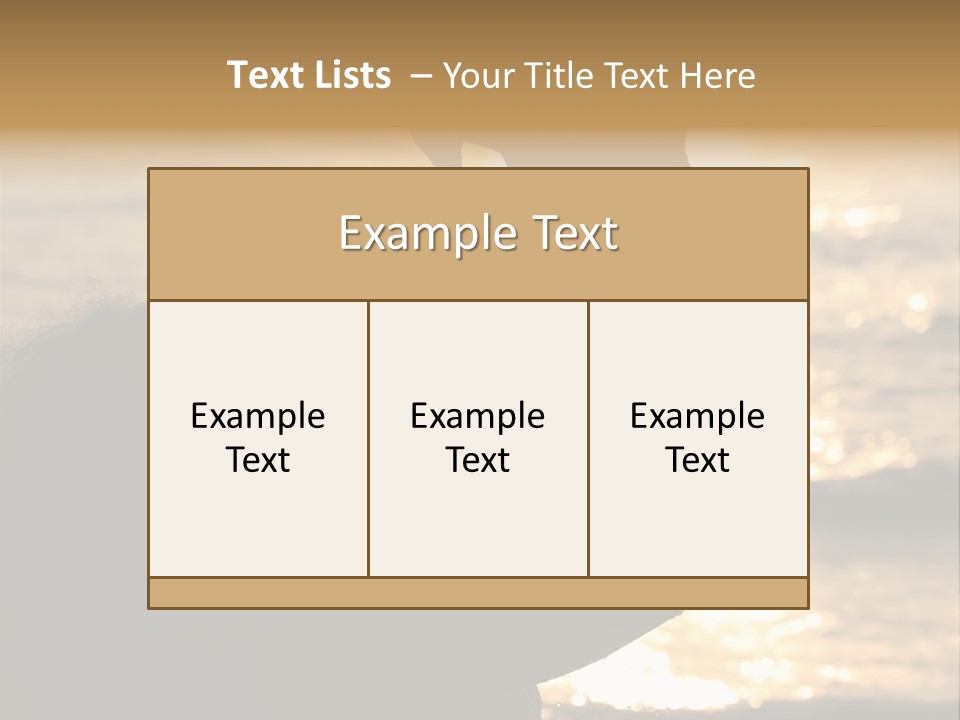 A Woman Holding Up A Shell In Front Of The Ocean PowerPoint Template