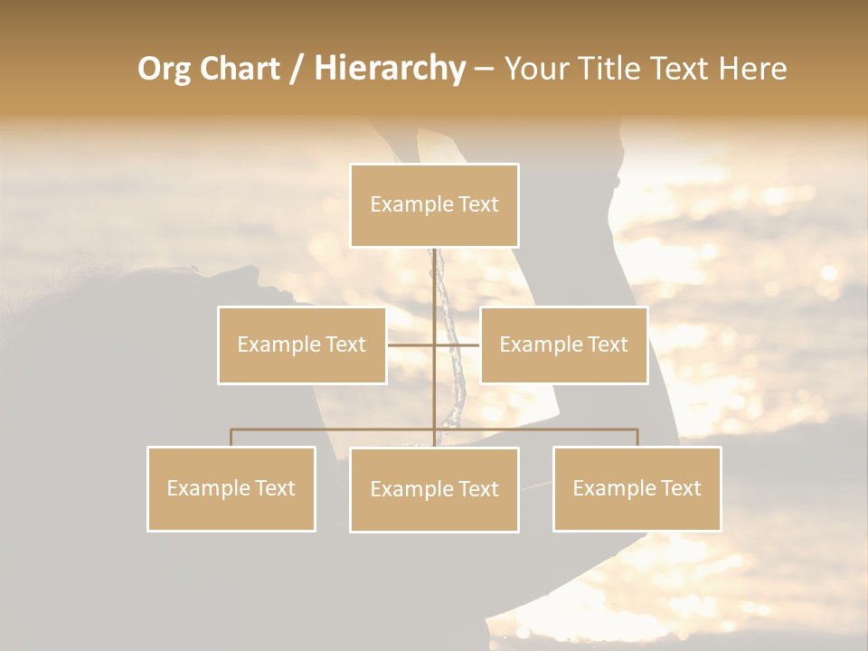 A Woman Holding Up A Shell In Front Of The Ocean PowerPoint Template