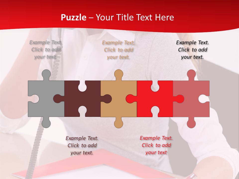 Champion Caucasian Fitness PowerPoint Template