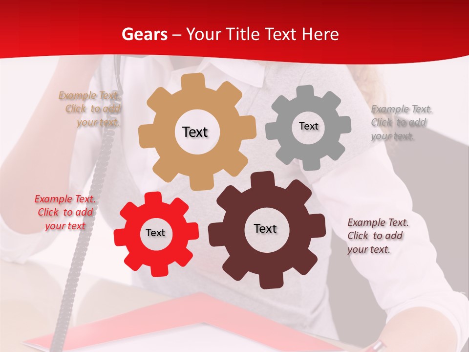 Champion Caucasian Fitness PowerPoint Template