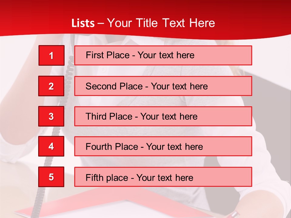 Champion Caucasian Fitness PowerPoint Template