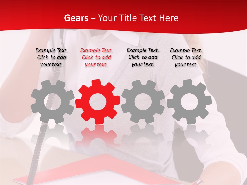 Champion Caucasian Fitness PowerPoint Template