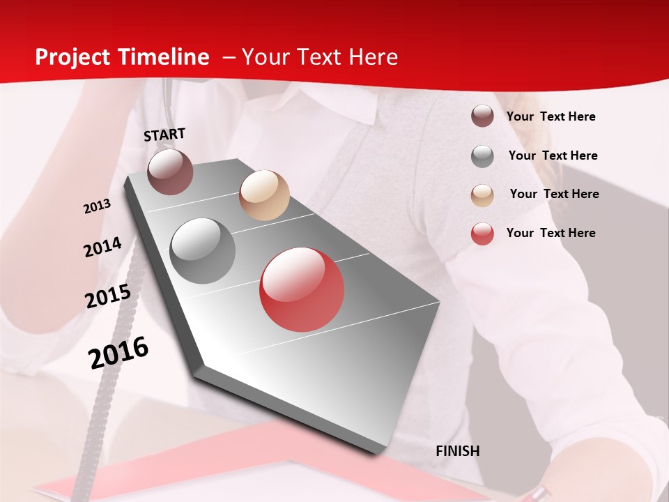 Champion Caucasian Fitness PowerPoint Template