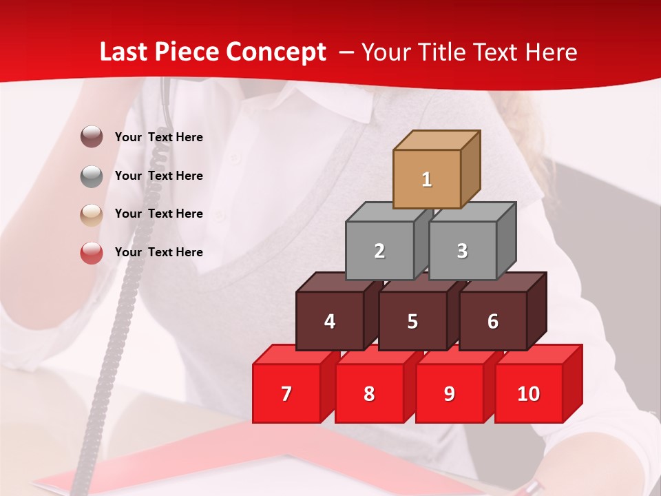 Champion Caucasian Fitness PowerPoint Template