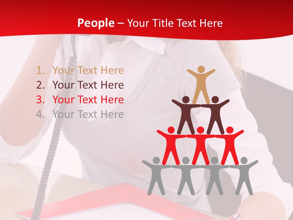 Champion Caucasian Fitness PowerPoint Template