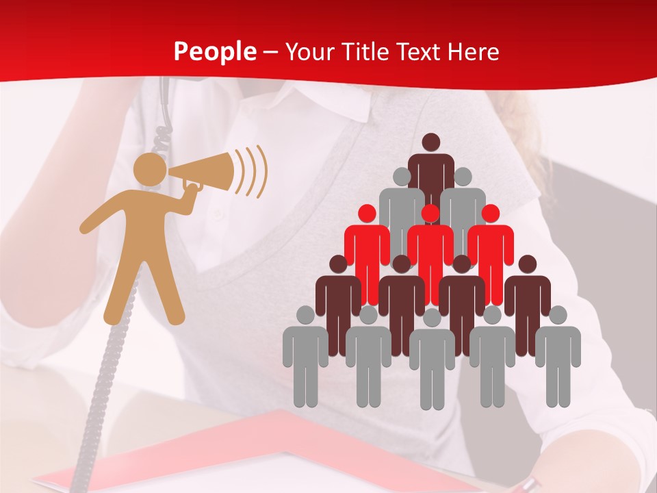 Champion Caucasian Fitness PowerPoint Template