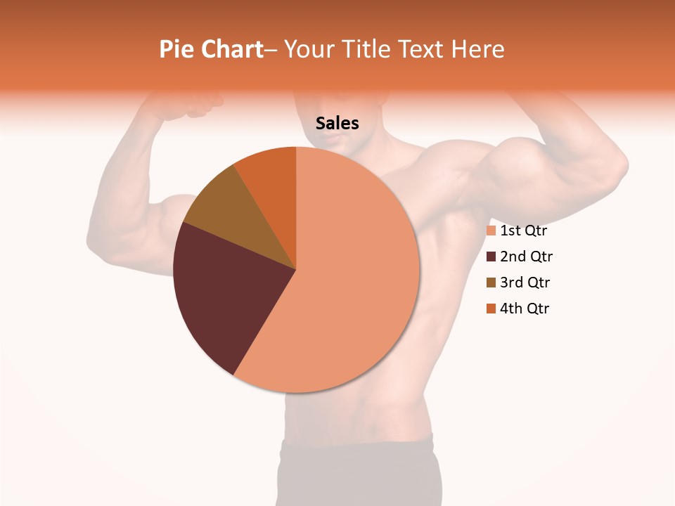 Champion Caucasian Fitness PowerPoint Template