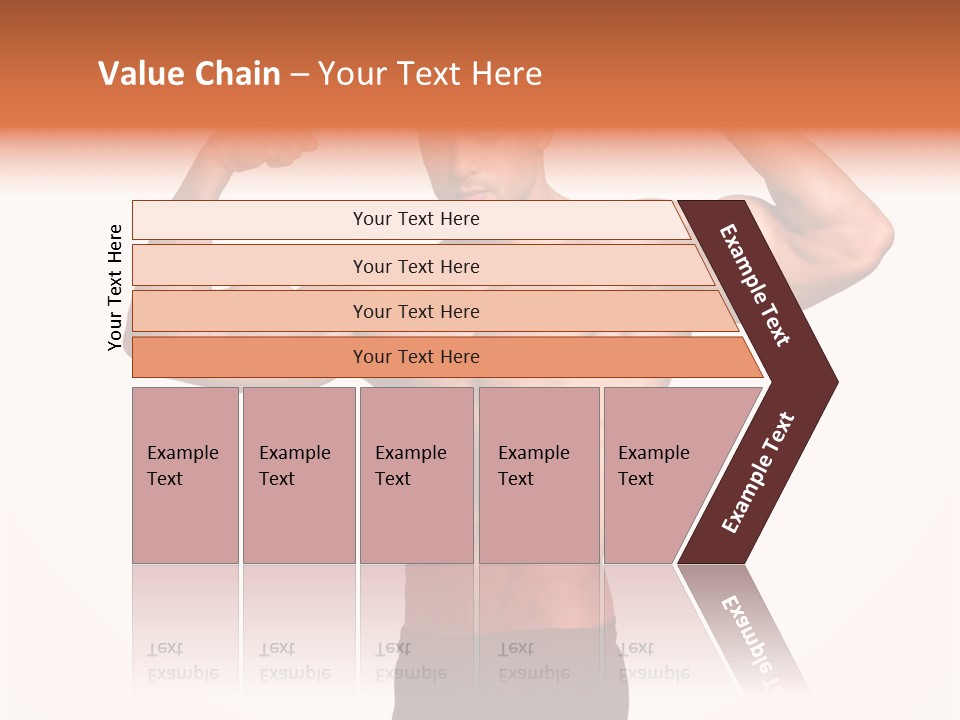 Champion Caucasian Fitness PowerPoint Template