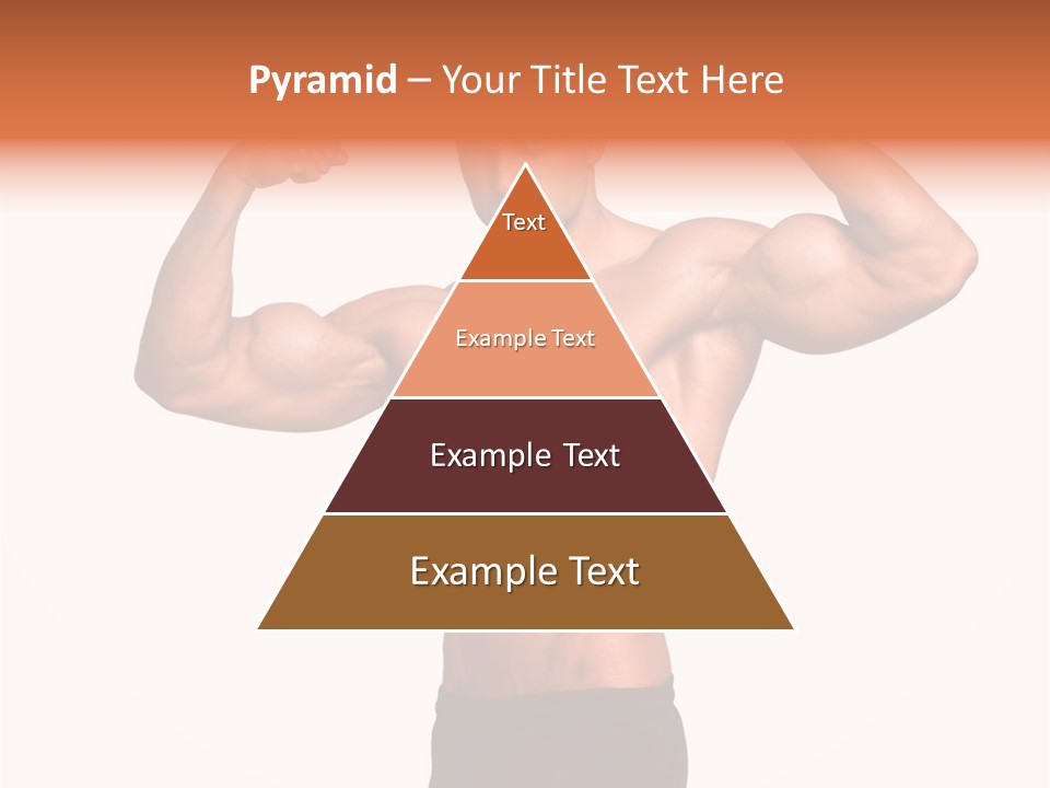 Champion Caucasian Fitness PowerPoint Template