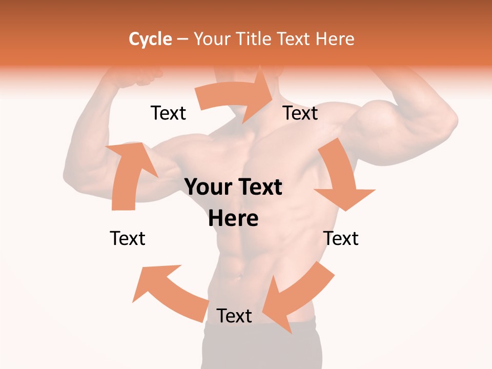 Champion Caucasian Fitness PowerPoint Template