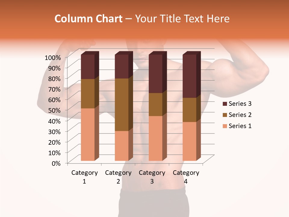 Champion Caucasian Fitness PowerPoint Template