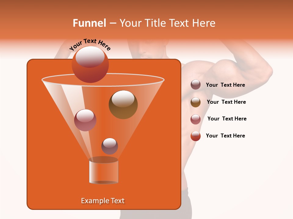 Champion Caucasian Fitness PowerPoint Template