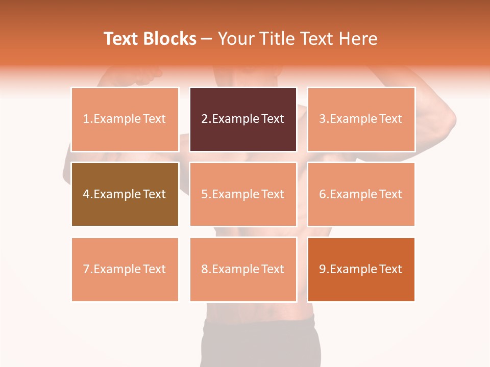 Champion Caucasian Fitness PowerPoint Template