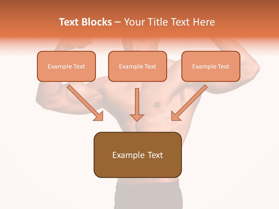 Champion Caucasian Fitness PowerPoint Template