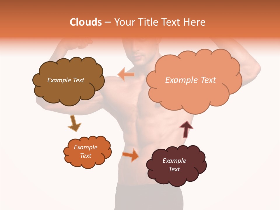 Champion Caucasian Fitness PowerPoint Template