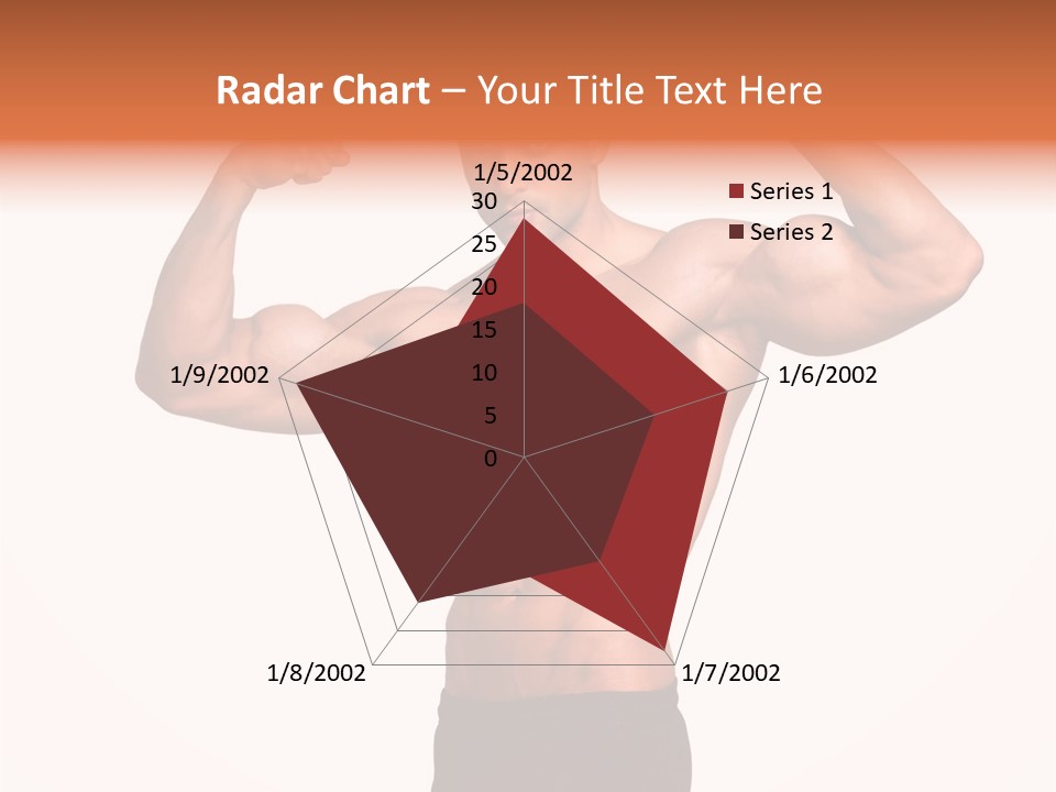 Champion Caucasian Fitness PowerPoint Template