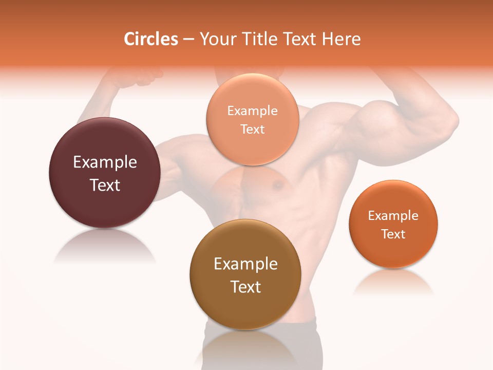 Champion Caucasian Fitness PowerPoint Template