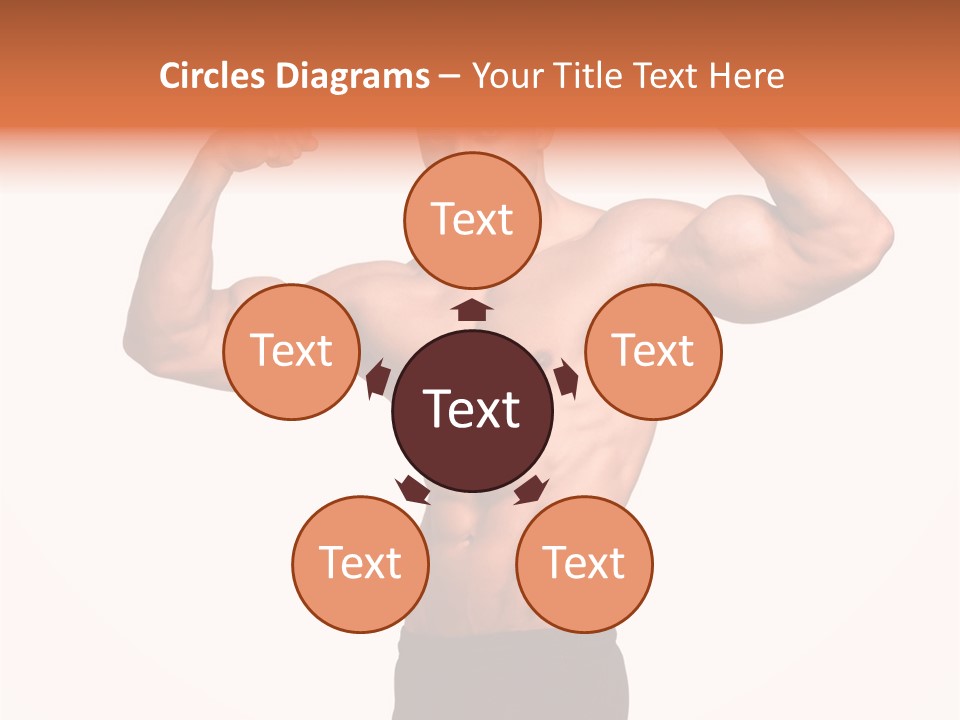 Champion Caucasian Fitness PowerPoint Template