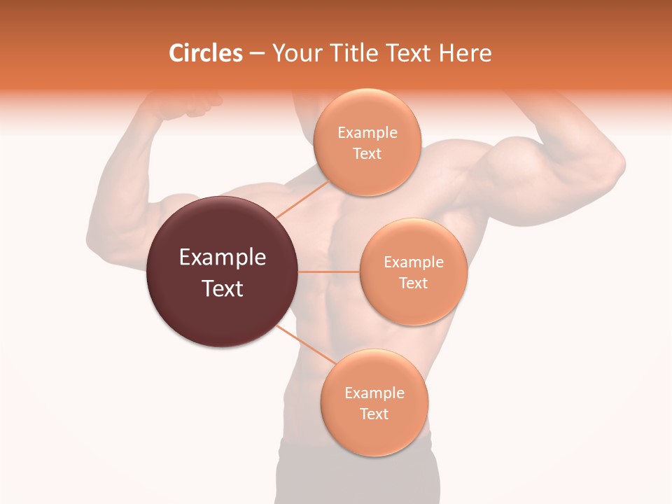 Champion Caucasian Fitness PowerPoint Template