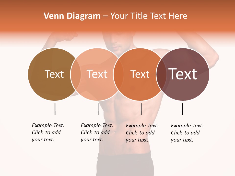 Champion Caucasian Fitness PowerPoint Template