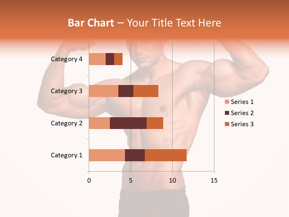Champion Caucasian Fitness PowerPoint Template