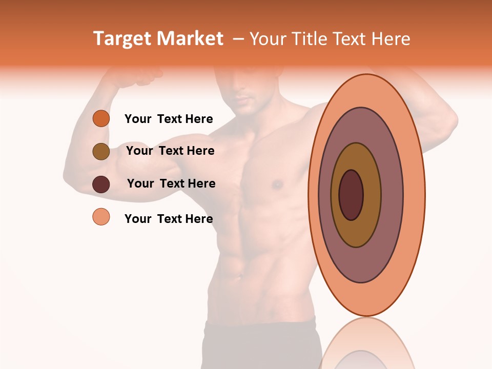 Champion Caucasian Fitness PowerPoint Template