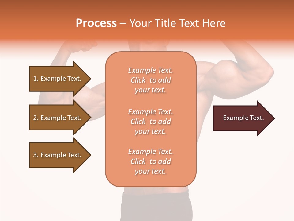 Champion Caucasian Fitness PowerPoint Template