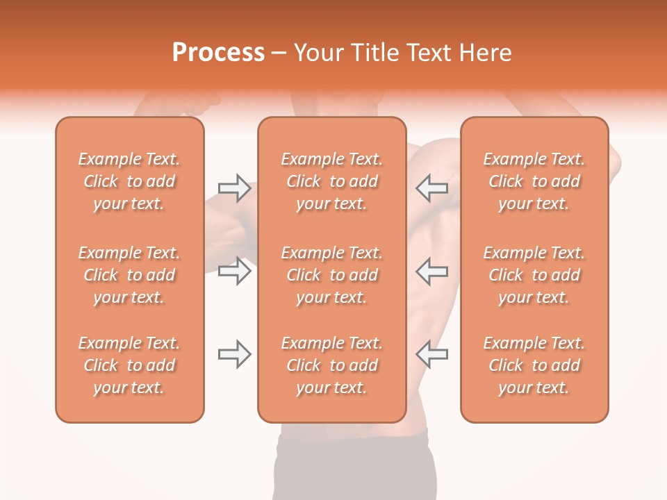 Champion Caucasian Fitness PowerPoint Template
