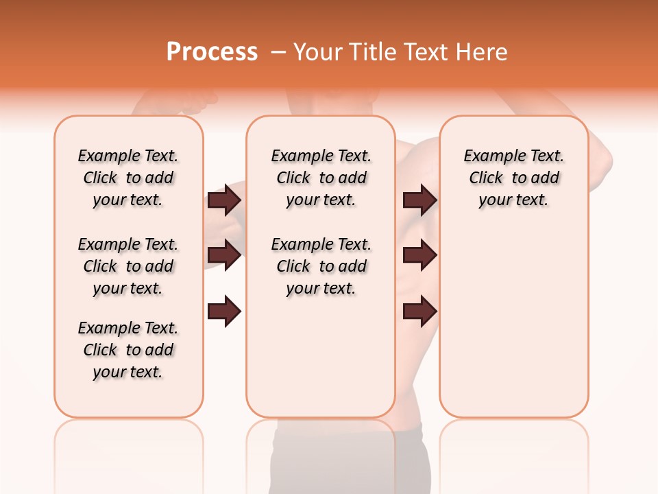 Champion Caucasian Fitness PowerPoint Template