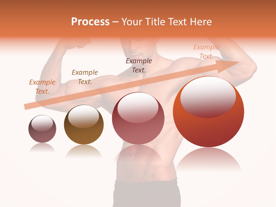 Champion Caucasian Fitness PowerPoint Template