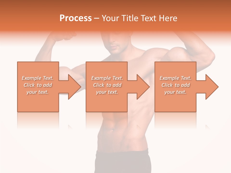Champion Caucasian Fitness PowerPoint Template