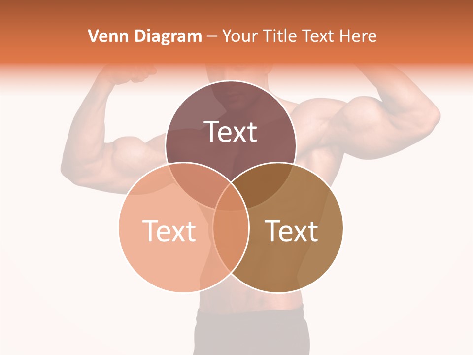 Champion Caucasian Fitness PowerPoint Template