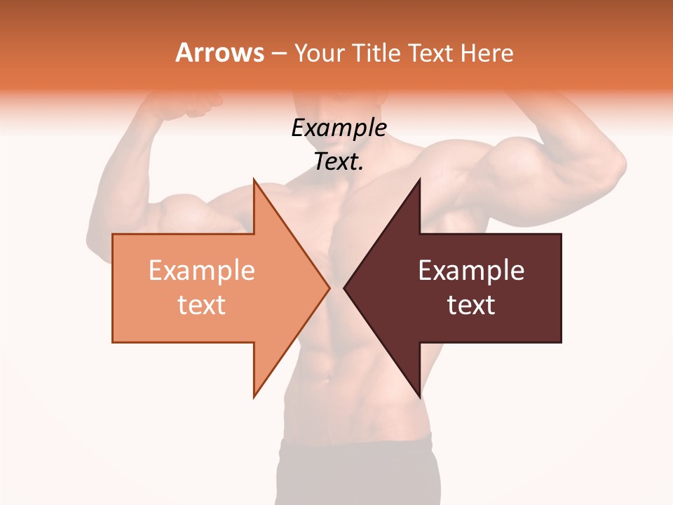 Champion Caucasian Fitness PowerPoint Template