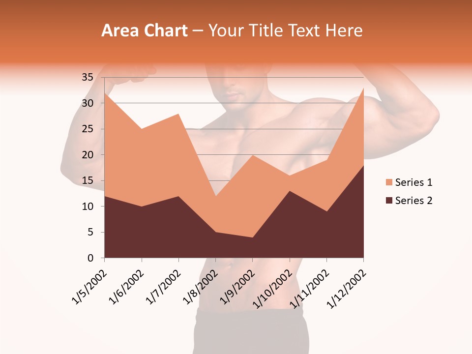 Champion Caucasian Fitness PowerPoint Template