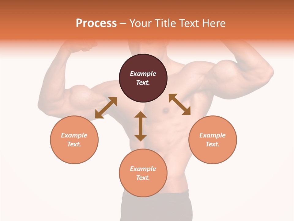 Champion Caucasian Fitness PowerPoint Template