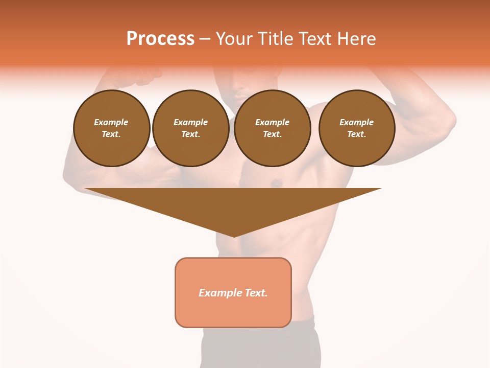 Champion Caucasian Fitness PowerPoint Template