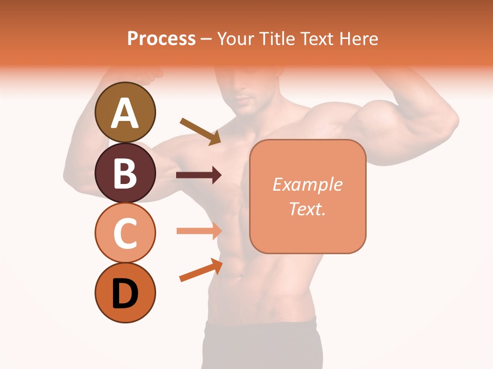 Champion Caucasian Fitness PowerPoint Template