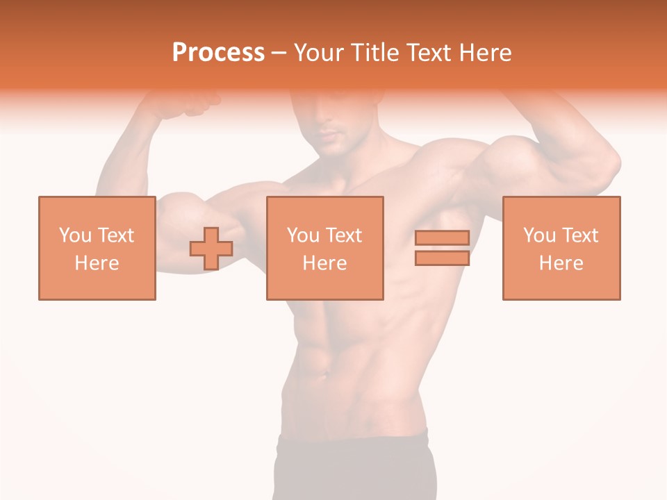 Champion Caucasian Fitness PowerPoint Template