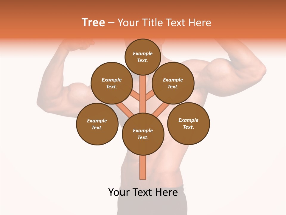 Champion Caucasian Fitness PowerPoint Template