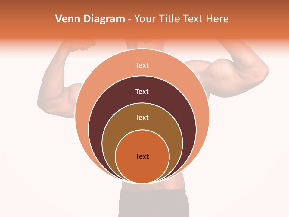 Champion Caucasian Fitness PowerPoint Template