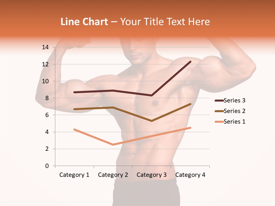 Champion Caucasian Fitness PowerPoint Template