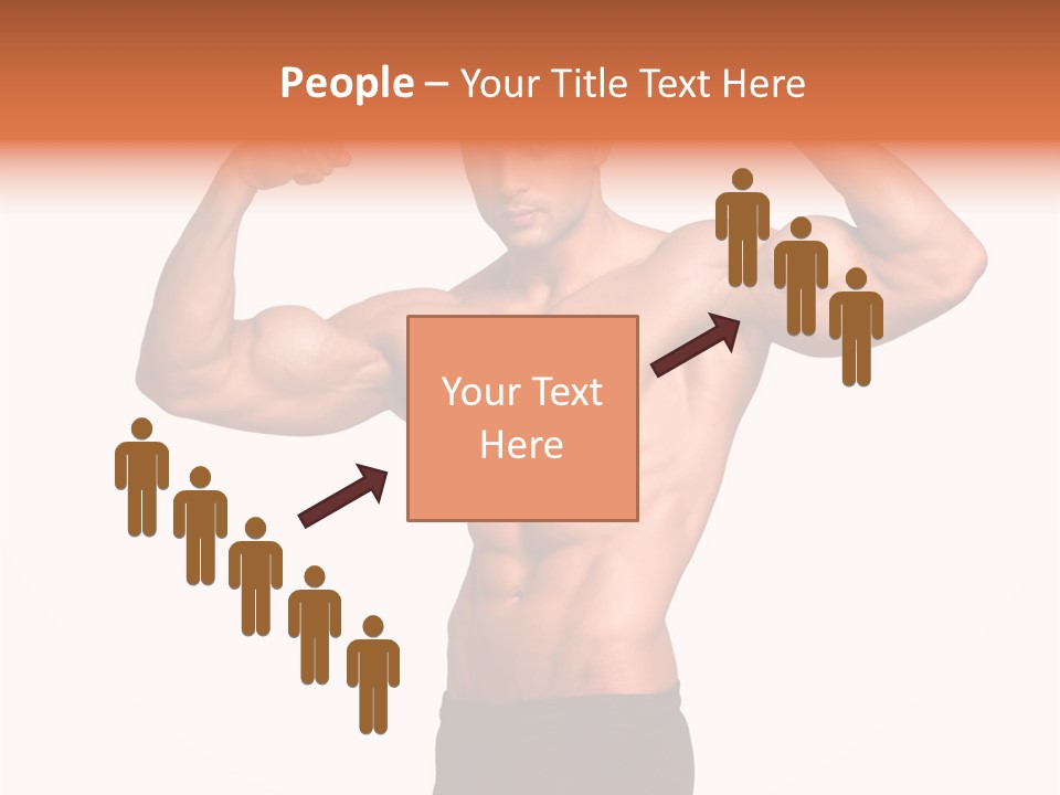 Champion Caucasian Fitness PowerPoint Template