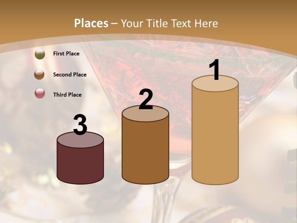 Gin Holiday Vermouth PowerPoint Template