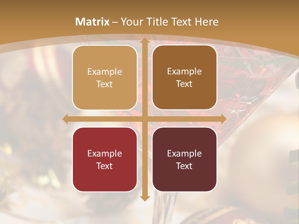 Gin Holiday Vermouth PowerPoint Template