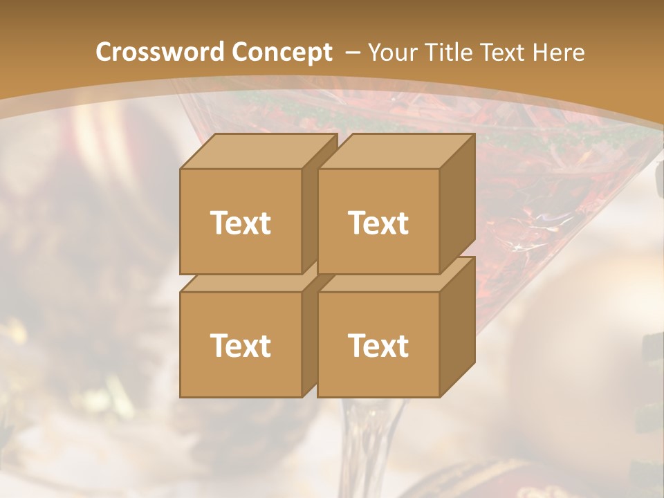 Gin Holiday Vermouth PowerPoint Template